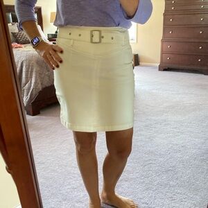 NWOT Free People belted skirt